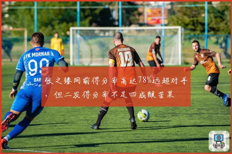 张之臻网前得分率高达78%远超对手，但二发得分率不足四成酿苦果
